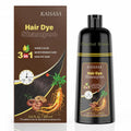 Hair Dye Shampoo 3 in 1 for Gray Hair - KS Chestnut Brown - Women & Men