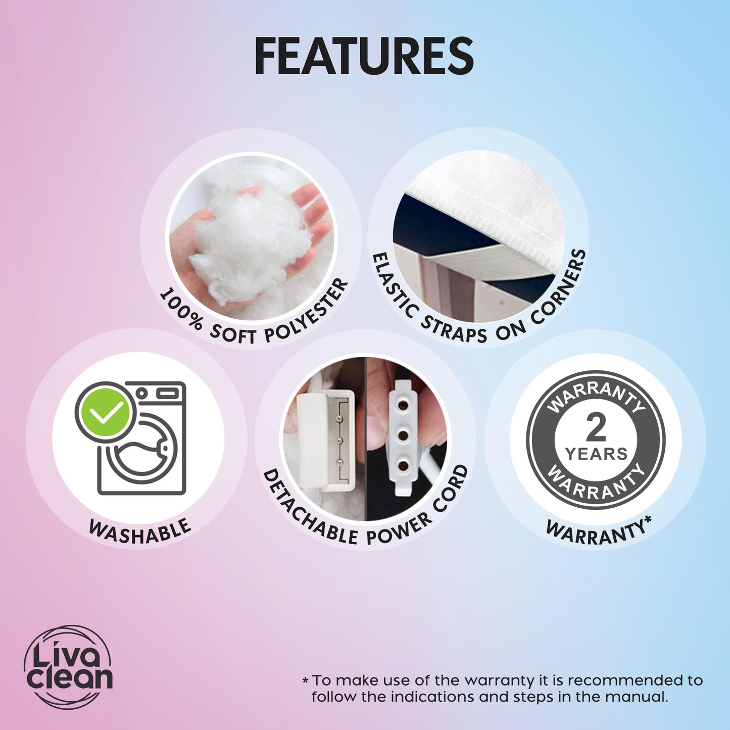 Massage Table Warmer Heating Pad Blanket w/ 3 Temperature Settings - (70.8” x 29.5”) Electric Heated Blanket, Spa Beauty Massage Therapy