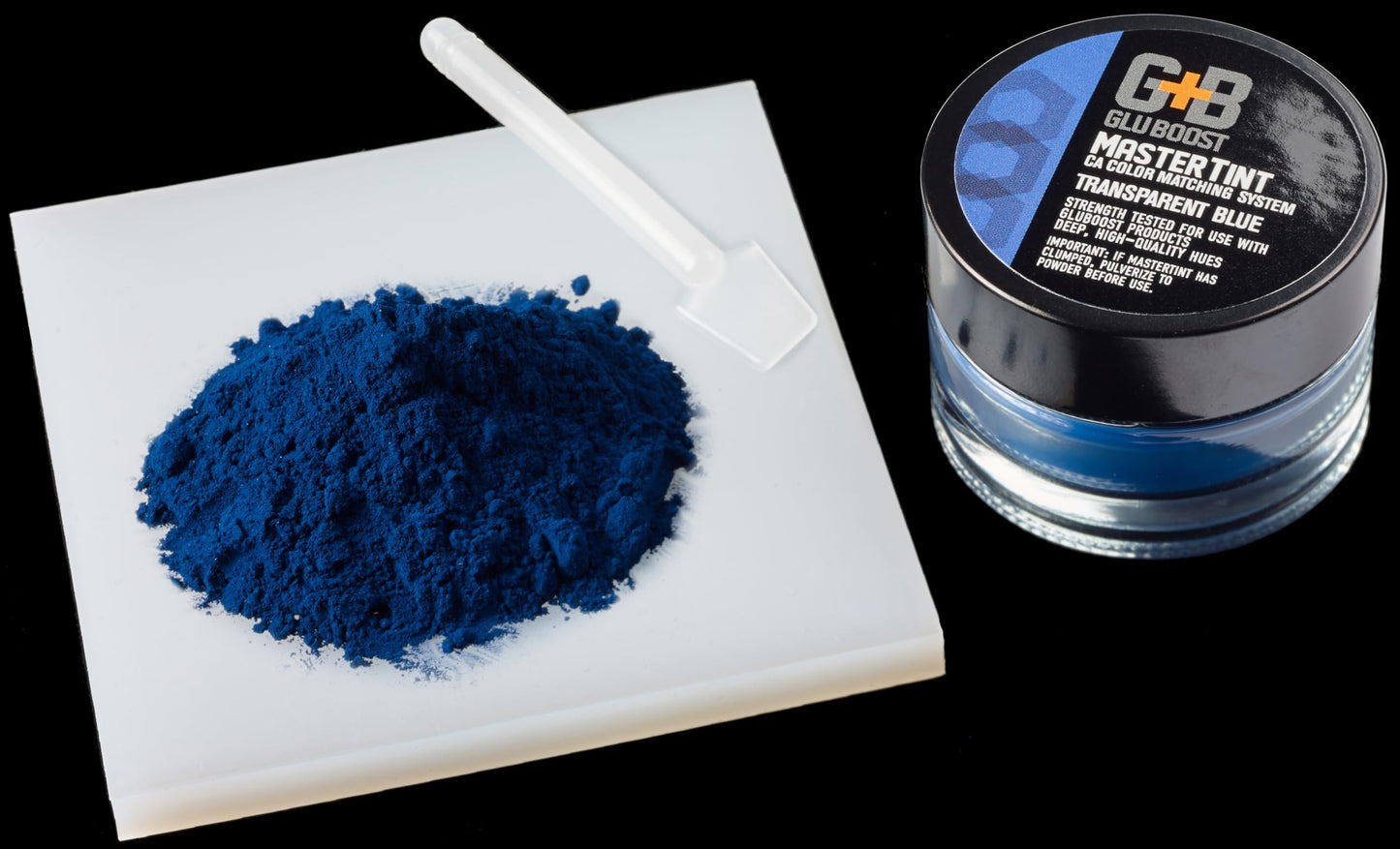 GluBoost MasterTint Jars – Long-Lasting Color Additives for Perfect Color Matching – Works with MasterGlu & Fill n’ Finish Pro – No Solvent Needed - Blue