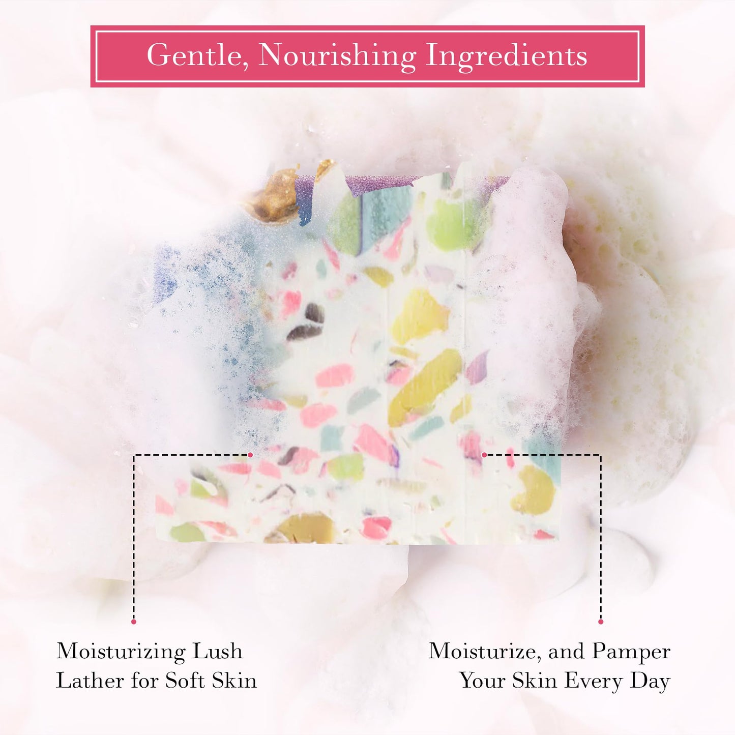 FinchBerry Happy Birthday 2 Piece Gift Set - Unique Birthday Gifts for Women: Mom, Sister, Wife, Girlfriend, Daughter, Friends & Family- Includes Blanche Bar Soap (4.5 oz) & Travel Hand Cream (1 oz)