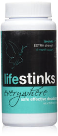 Extra Strength Lavender Travel Deodorant - Aluminum Free, 2.25 oz