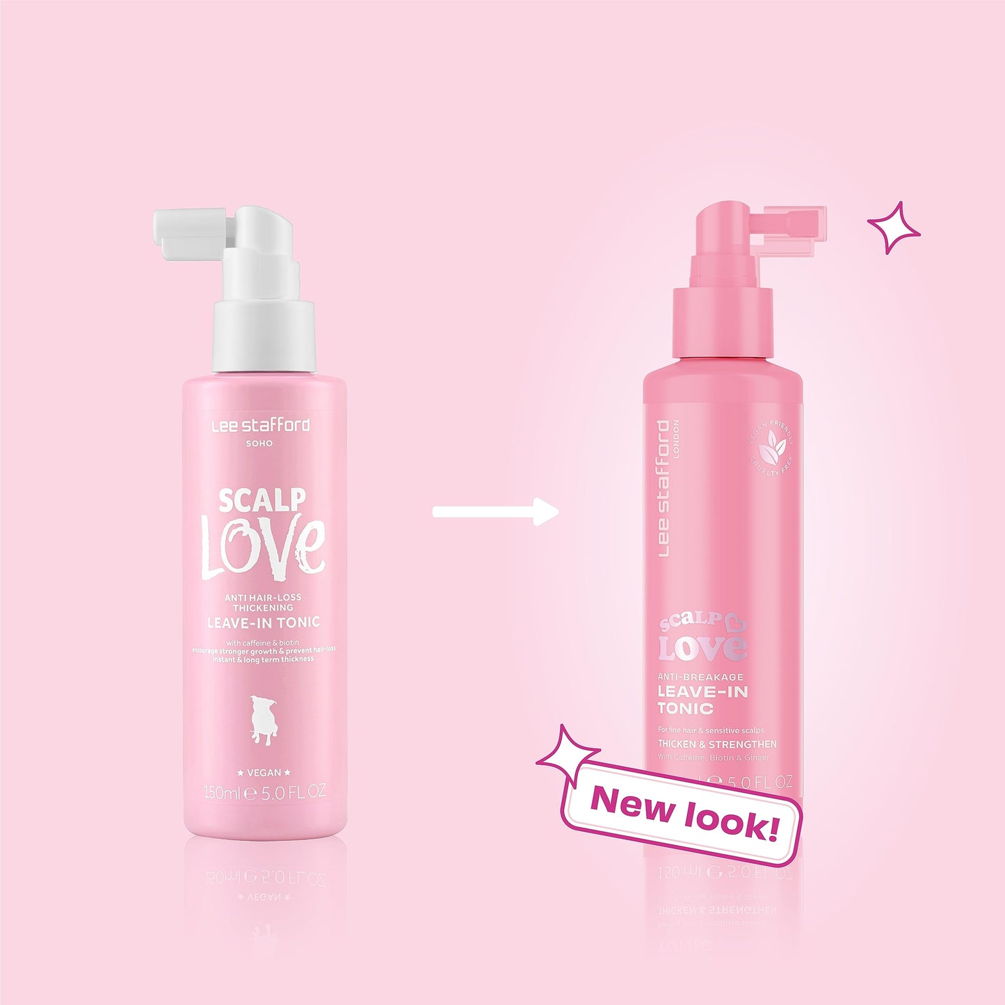 Lee Stafford Anti Hair Loss Tonic | Scalp Love - Leave-In Thickening & Strenghtening Mist, Volumising, Lightweight, Stimulates Growth for Senstive & Fine Hair, 5 Fl Oz