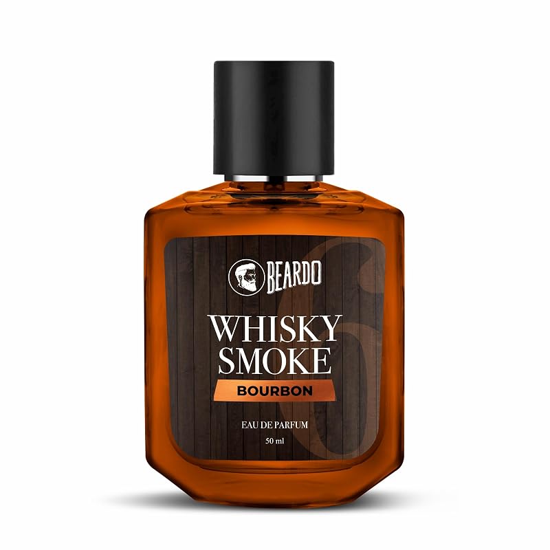 Beardo Bourbon Whisky Smoke Perfume 50ml – Woody Leathery Scent for Date Night