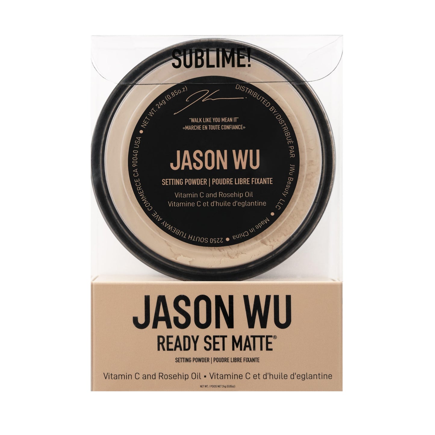 Jason Wu Beauty Ready Set Matte - Ultra-fine Milled Setting Powder (Translucent Banana, 24g)