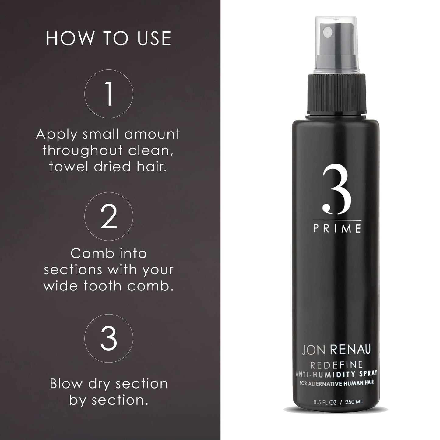 Jon Renau Anti Humidity Hair Shield Spray - 8 Fl Oz