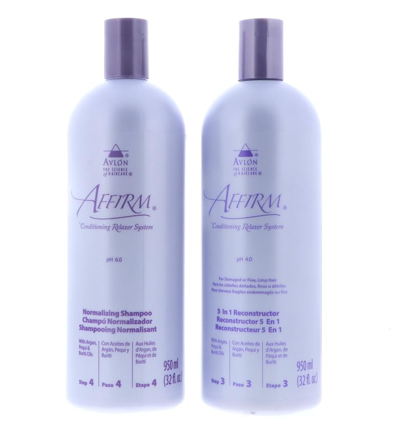 Avlon Affirm 5-in-1 Reconstructor & Normalizing Shampoo Set - 32 oz each