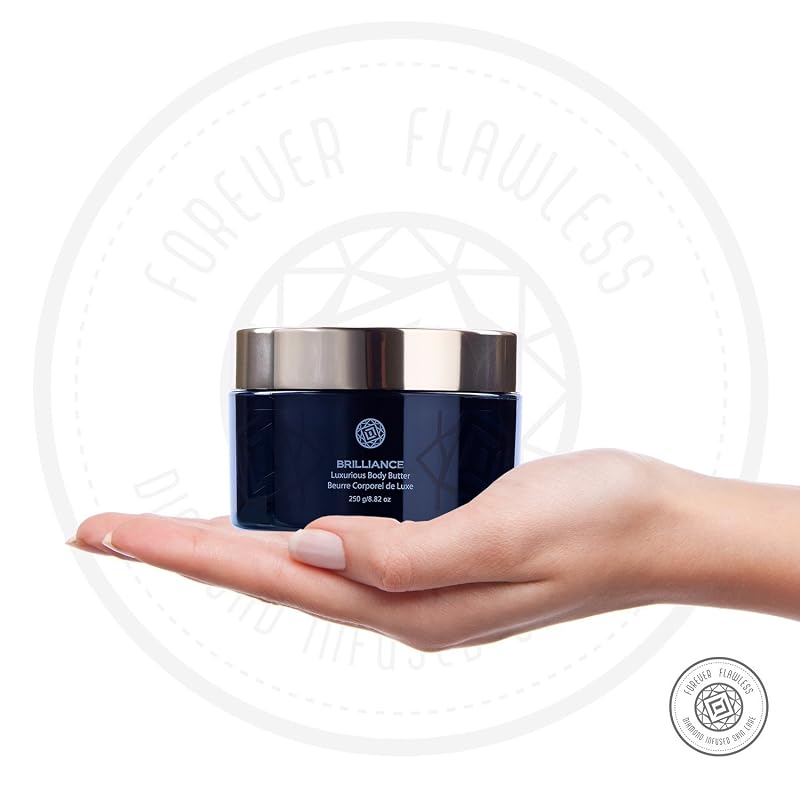 Diamond Body Butter for Silky Skin – Forever Flawless Anti-Aging Nourishing Lotion 8.82 oz