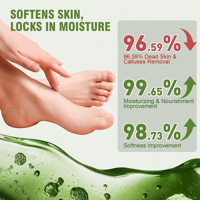 Moisturizing Foot Mask with Shea Butter & Jojoba Oil - 36 Pairs (Variation: Shea Butter+36 Pairs)
