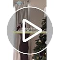 Dusty Blue Blackout Curtains 60x95 Inches - Pinch Pleat Window Drapes, Room Darkening