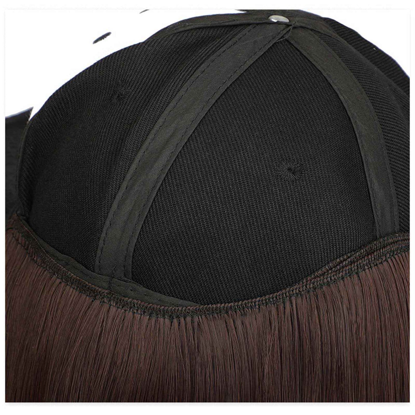 WUODHT Wbaseball cap wigs for black women human hair African Kinky Curly bob wig Duck Tongue cap wig braids
