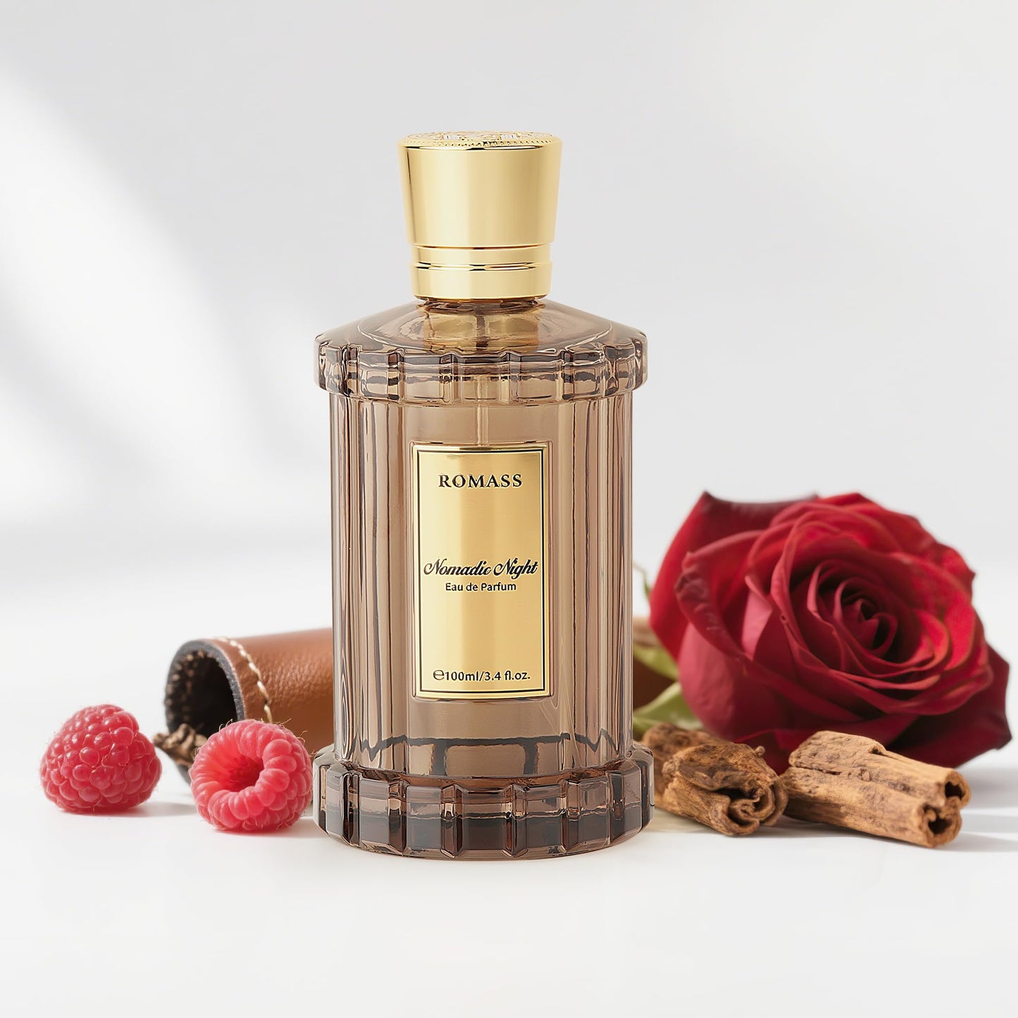 ROMASS Nomadic Night EDP Eau de Parfum for Men and Women - The woody fragrance of tree Fragrance - 3.4oz/100ml Travel Gift Perfume