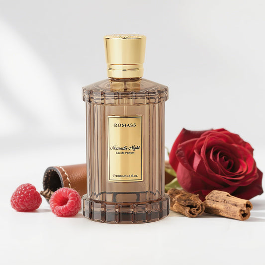 ROMASS Nomadic Night EDP Eau de Parfum for Men and Women - The woody fragrance of tree Fragrance - 3.4oz/100ml Travel Gift Perfume
