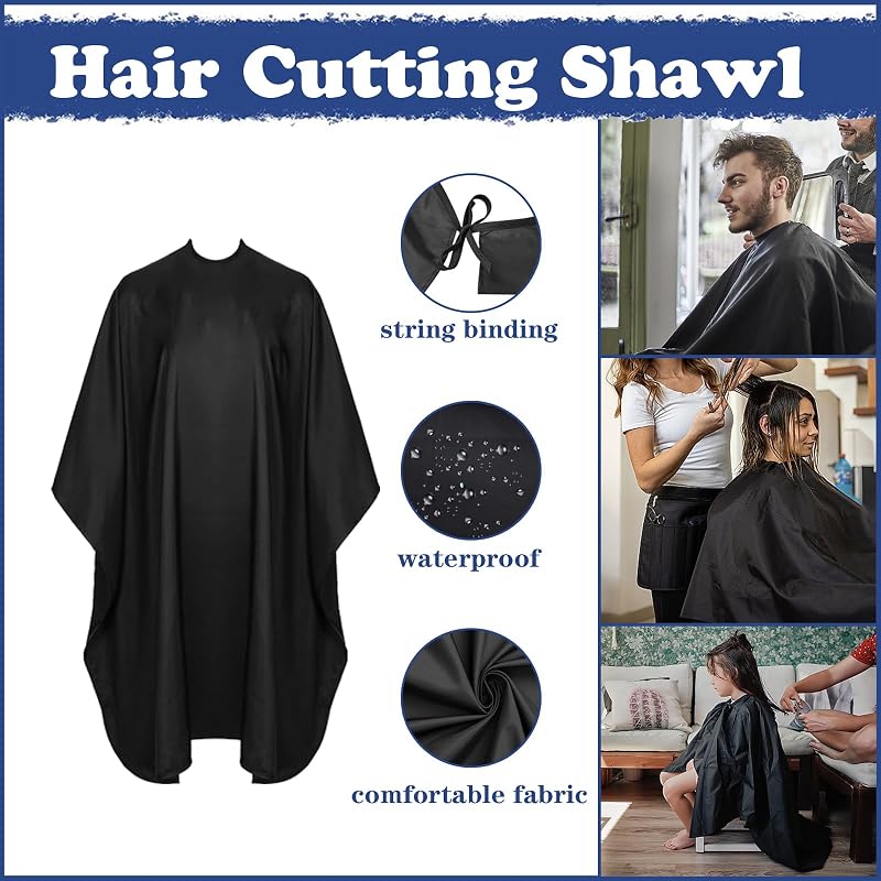 Sievic 27-Piece Hair Cutting Scissors Kit with Blue Variation – 6.5 Inch Stainless Steel Barber Shears, Thinning Shears & Salon Tools Set for Home & Studio