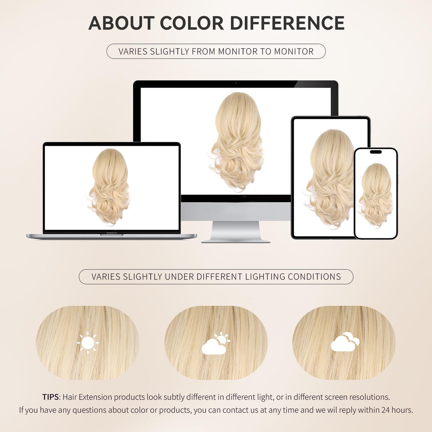 Clip on Ponytails for Women - 14 Inch Curly Ponytail Extension, Wavy Pony Tails Hair Extensions, Synthetic Hair Extensions Ponytail, Clip in Ponytail (Color: Dark Brown with Honey Blonde Highlights)