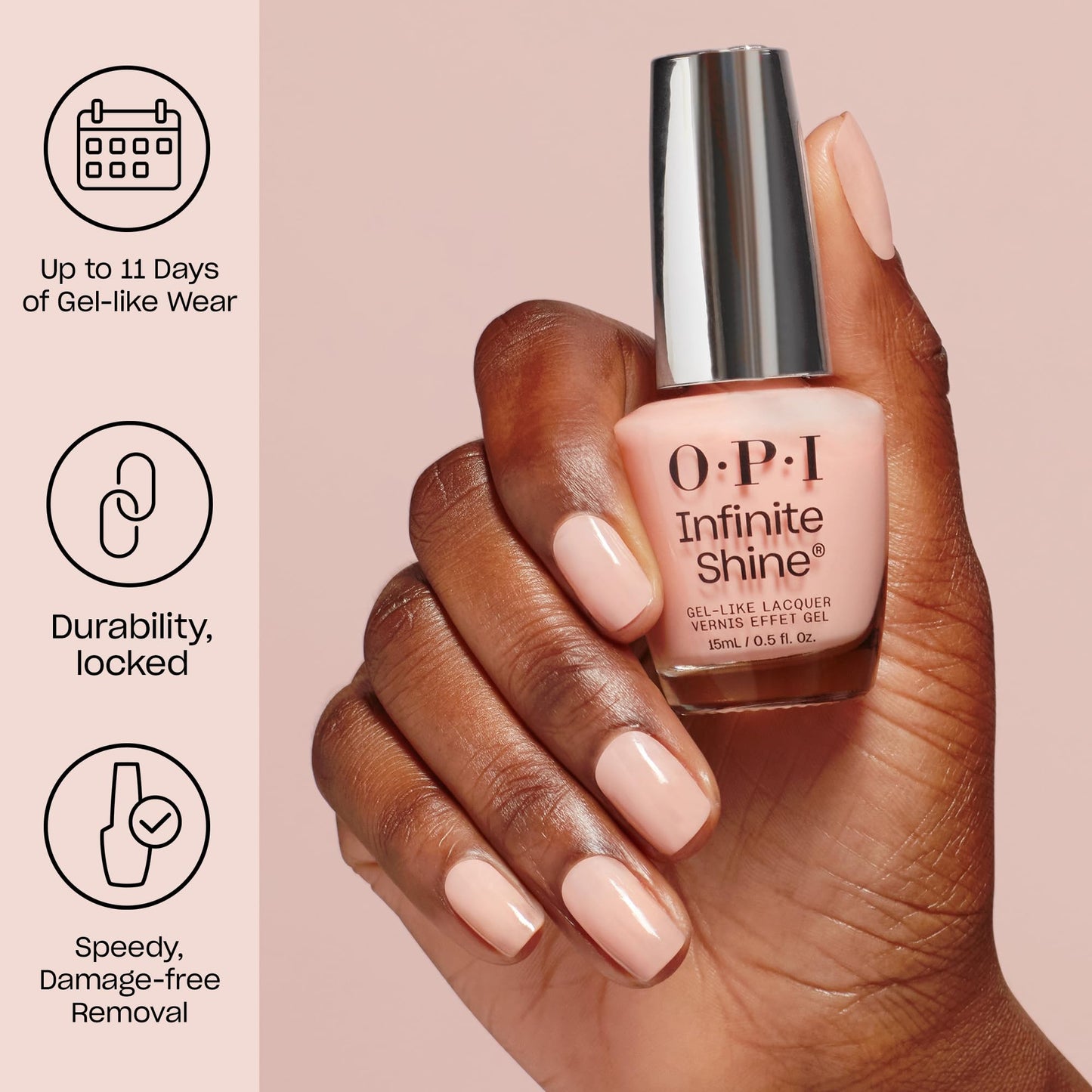 OPI Infinite Shine Your OPIness | Jelly Bright Gold Glitter Long Wear Gel Like Nail Polish | Make 'Em Jelly! Collection | Summer 2025