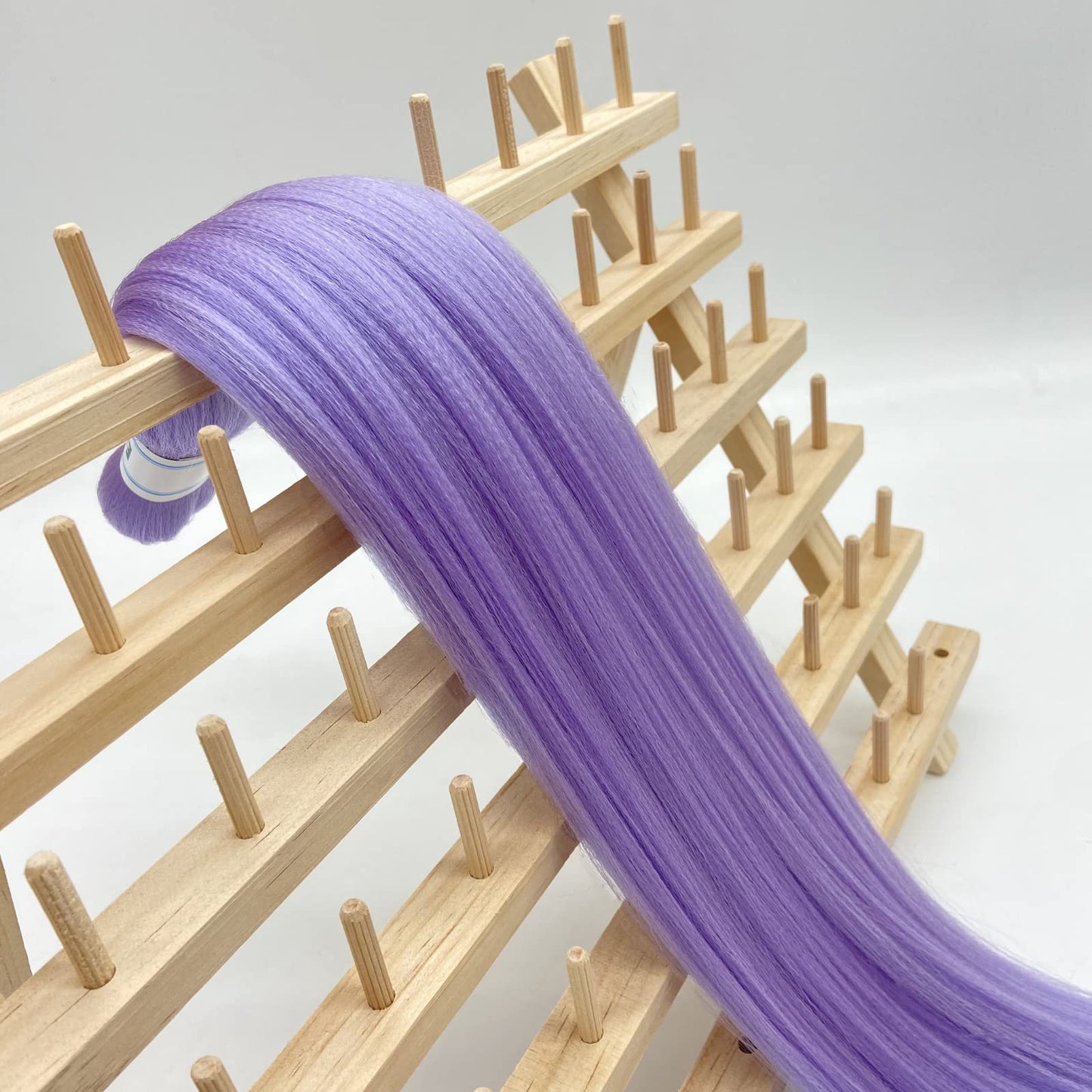 Light Purple Braiding Hair Pre Stretched Synthetic Yaki Ez braid Pre stretched Braiding hair