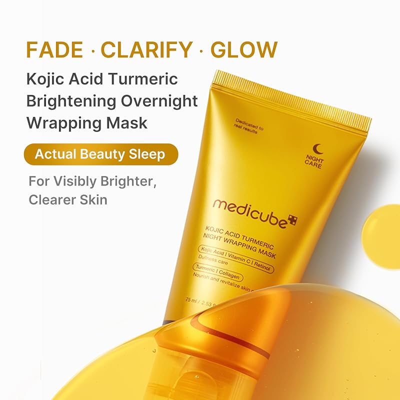 Kojic Acid Overnight Mask & Clarifying Capsule Serum Duo by Medicube