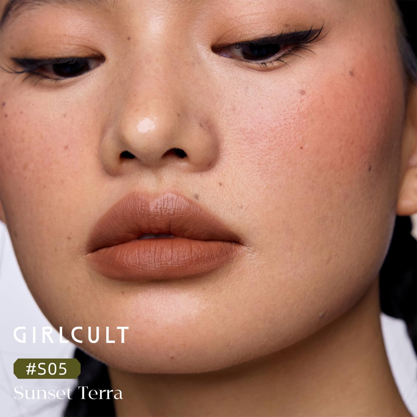 GIRLCULT Matte Lipstick – Long Lasting Velvet Finish, Smudge Proof & Lightweight Lipstick for Women, Transfer Proof One-Swipe Color, Gift for Her (S05)