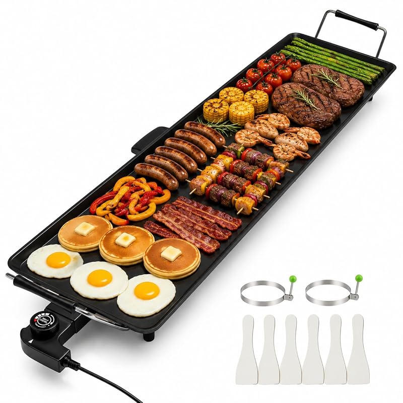 DORTALA 35" Extra Large Electric Griddle 2000W Nonstick Surface