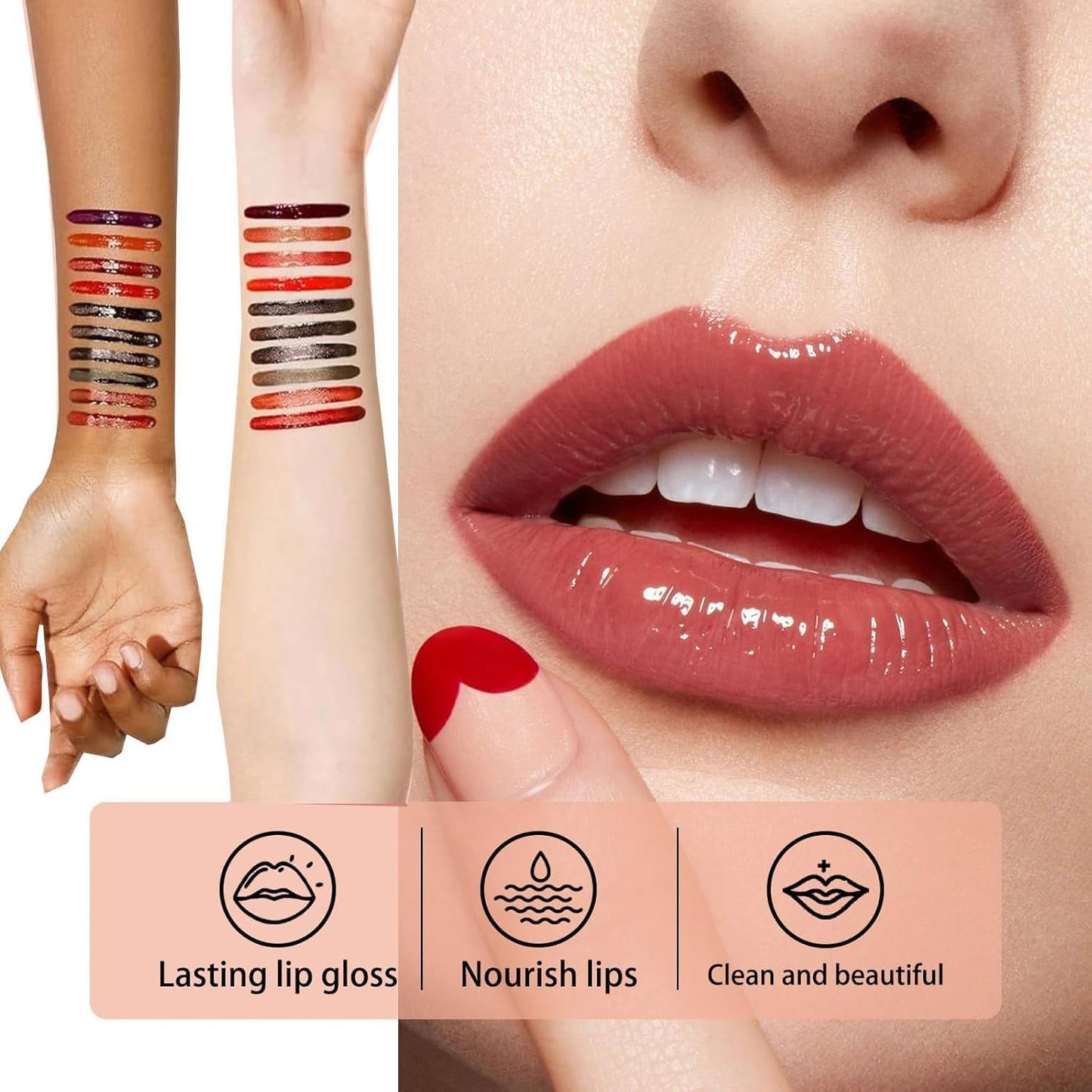 Kassaria Lip Stain, Peel Off Non-Stick Cup Matte Waterproof Longwear Liquid Lipliner, No Smudging, For All Skin Type (#04)
