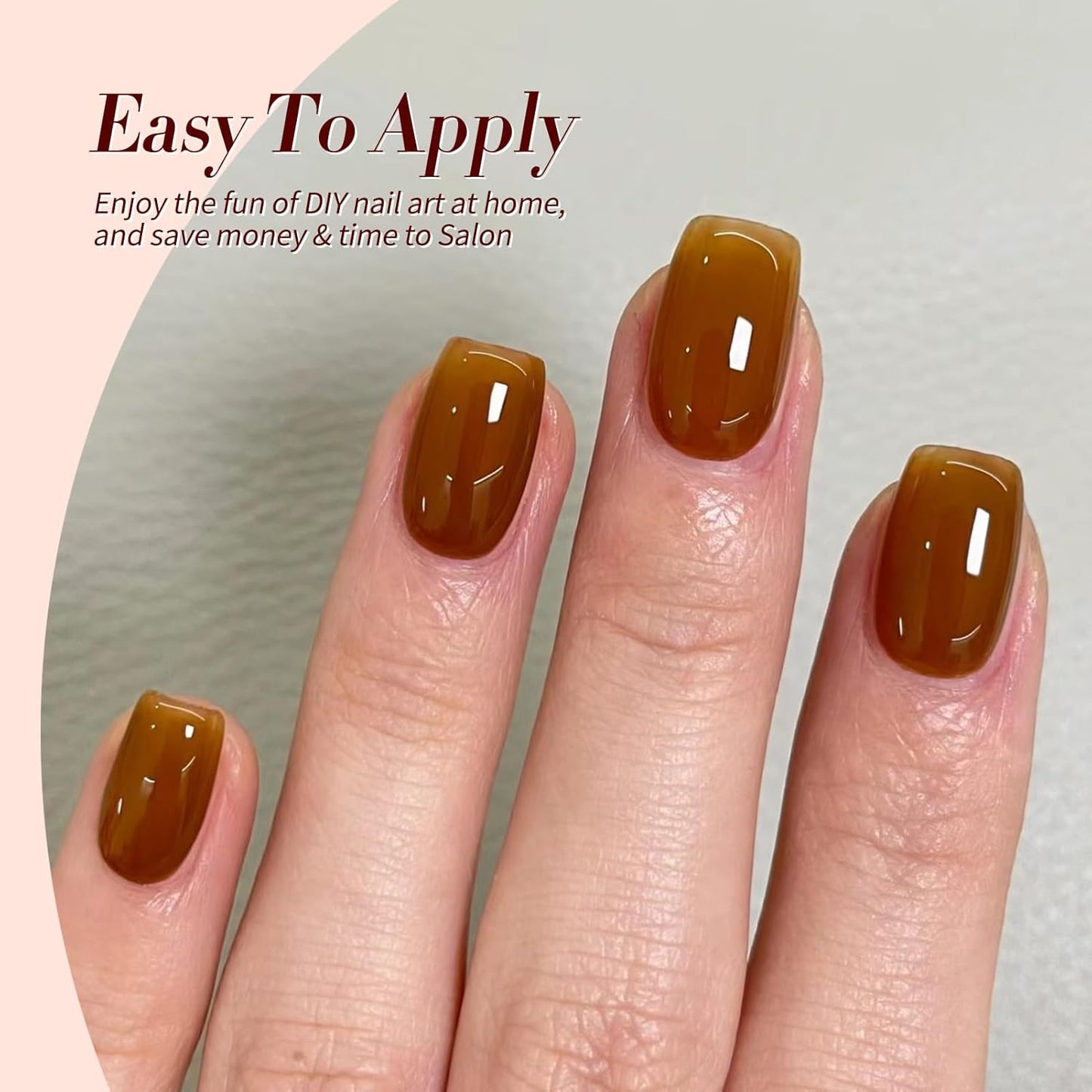 Born Pretty Neon Jelly Gel Nail Polish Set - Halloween Colors, Soak Off UV/LED for Salon & DIY