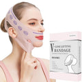 MASIKA Chin Strap for Sleeping,Adjustable Chin Strap,Jaw Strap,Jawline Shaper,V-Line Mask Chin Up Mask V Shaped Face Mask, Jaw Exerciser,Reusable chin strap,Leaf pattern。