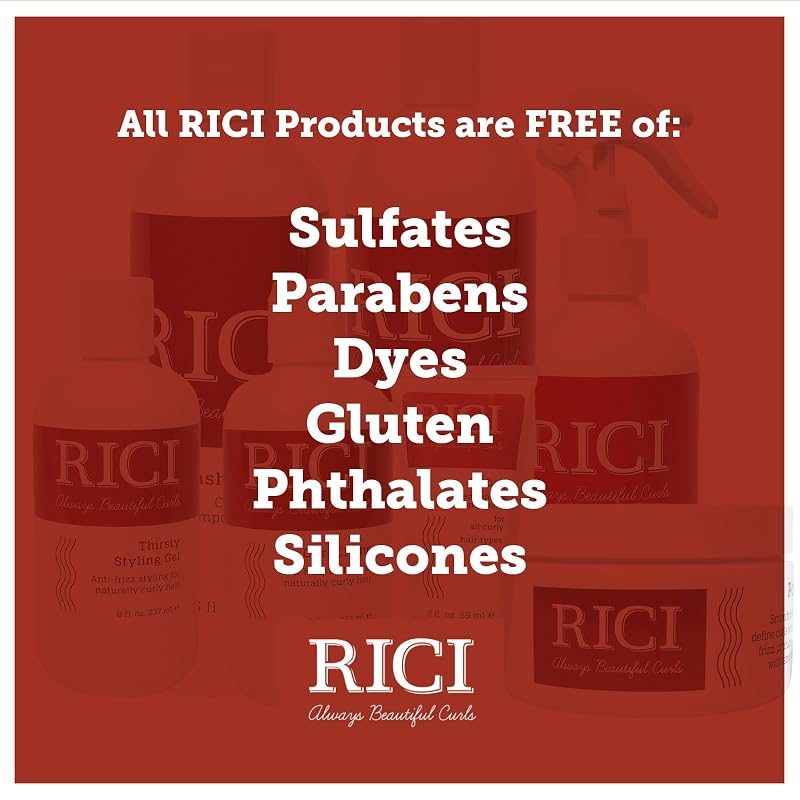 RICI 16oz Splash Shampoo for Curly Hair – Hydrates & Frizz Control, Made in USA | Variation: Liquid 32 Fl Oz