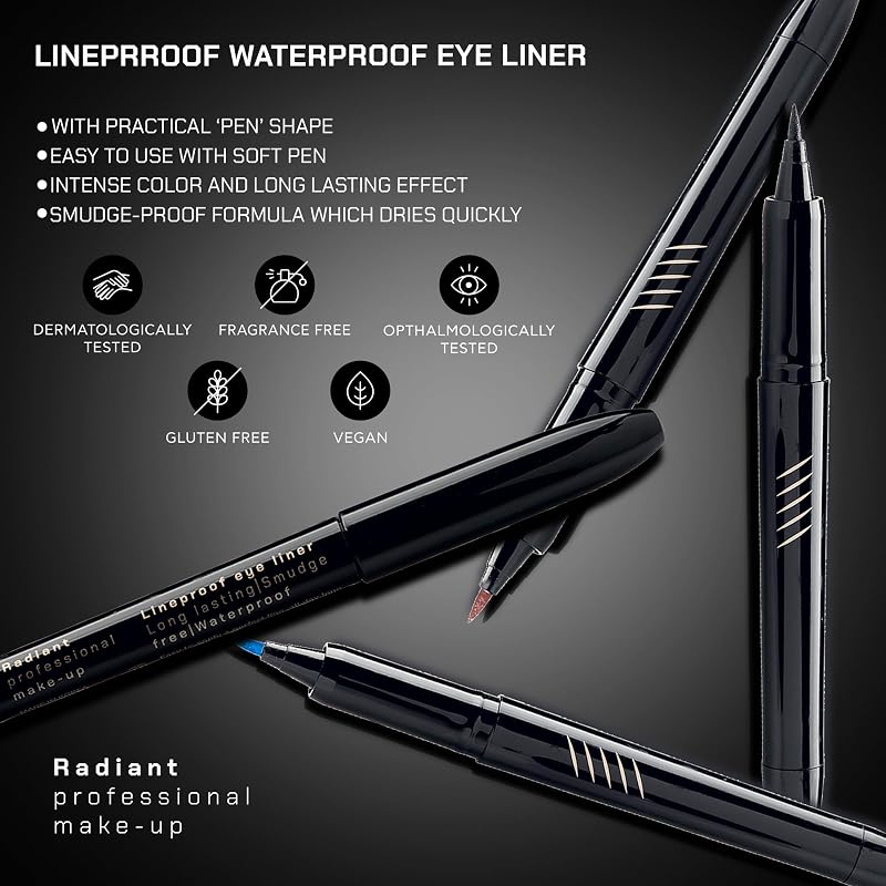 Radiant Professional Liquid Eyeliner Pen 05 Blue Waterproof