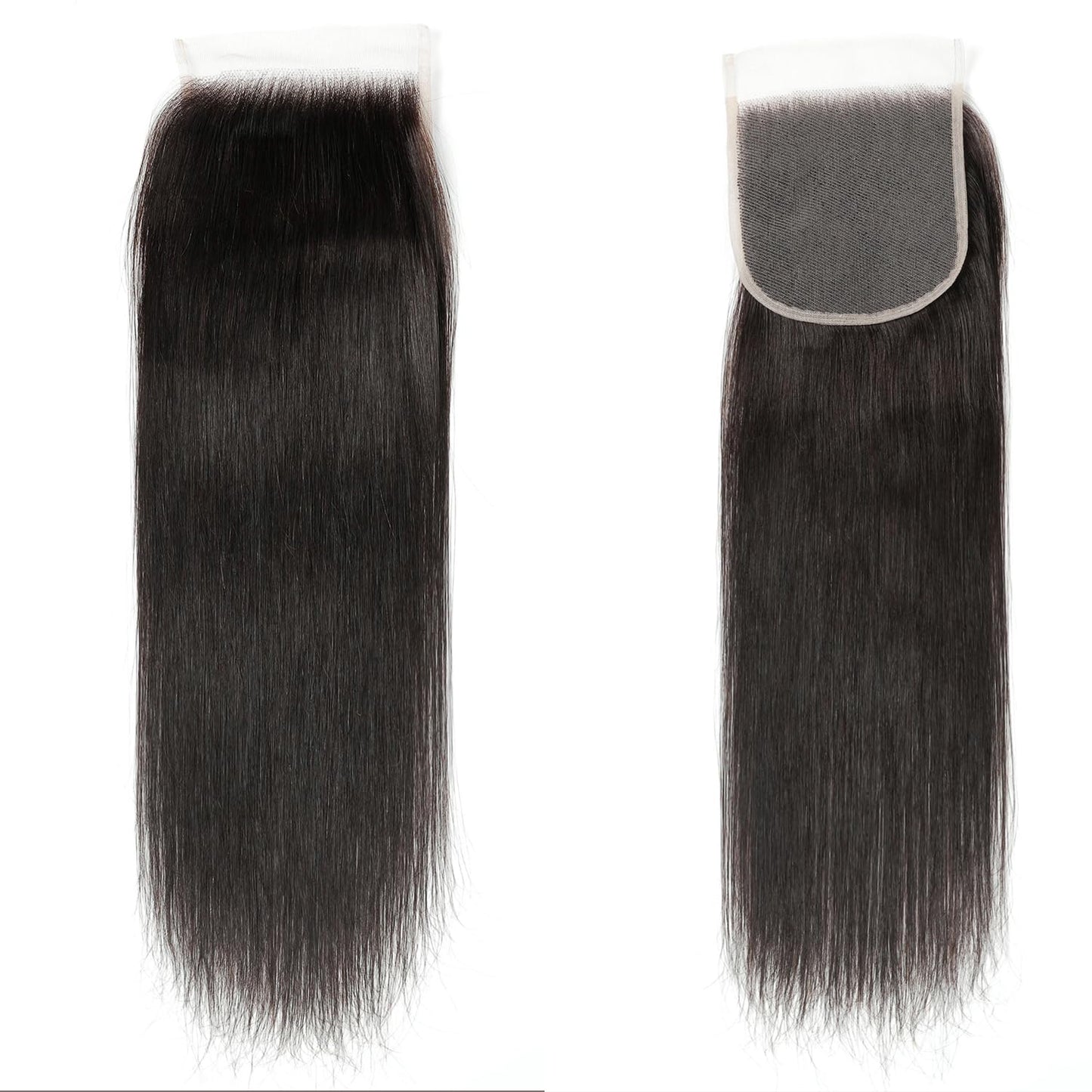 5x5 HD Lace Closure Body Wave Human Hair - Pre-Plucked Natural Hairline (10 Inch, Natural Color)