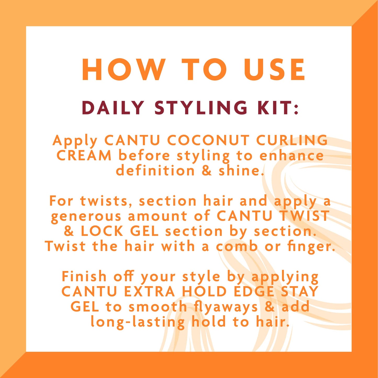 Cantu Coconut Twist Bundle, 3 Count