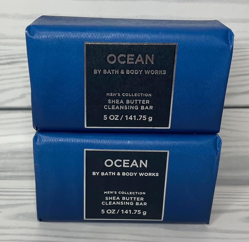 Ocean Shea Butter Cleansing Bar Soap - 4.2 oz, Pack of 2