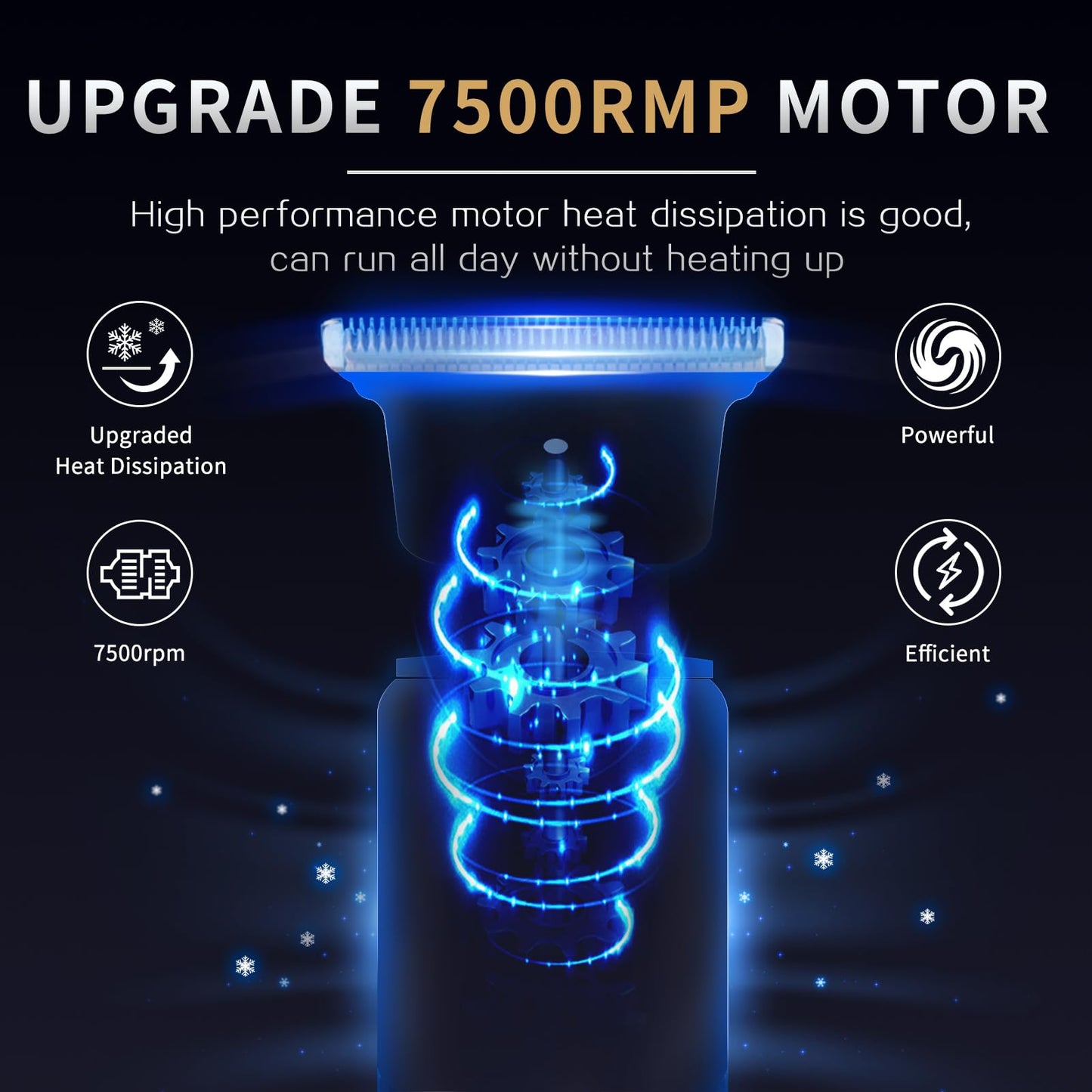 Ufree Professional Beard Trimmer for Men, Zero Gapped T-Blade Hair Clipper & Mustache Trimmer Kit with LCD Display, Precision Edgers for Haircut & Grooming, Barber-Grade Electric Shaver, Gifts for Men