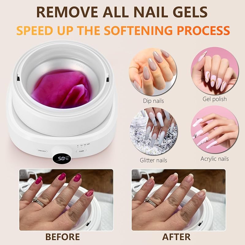 Electric Nail Soaking Bowl with Precise Temperature Control 86–140°F | NB3