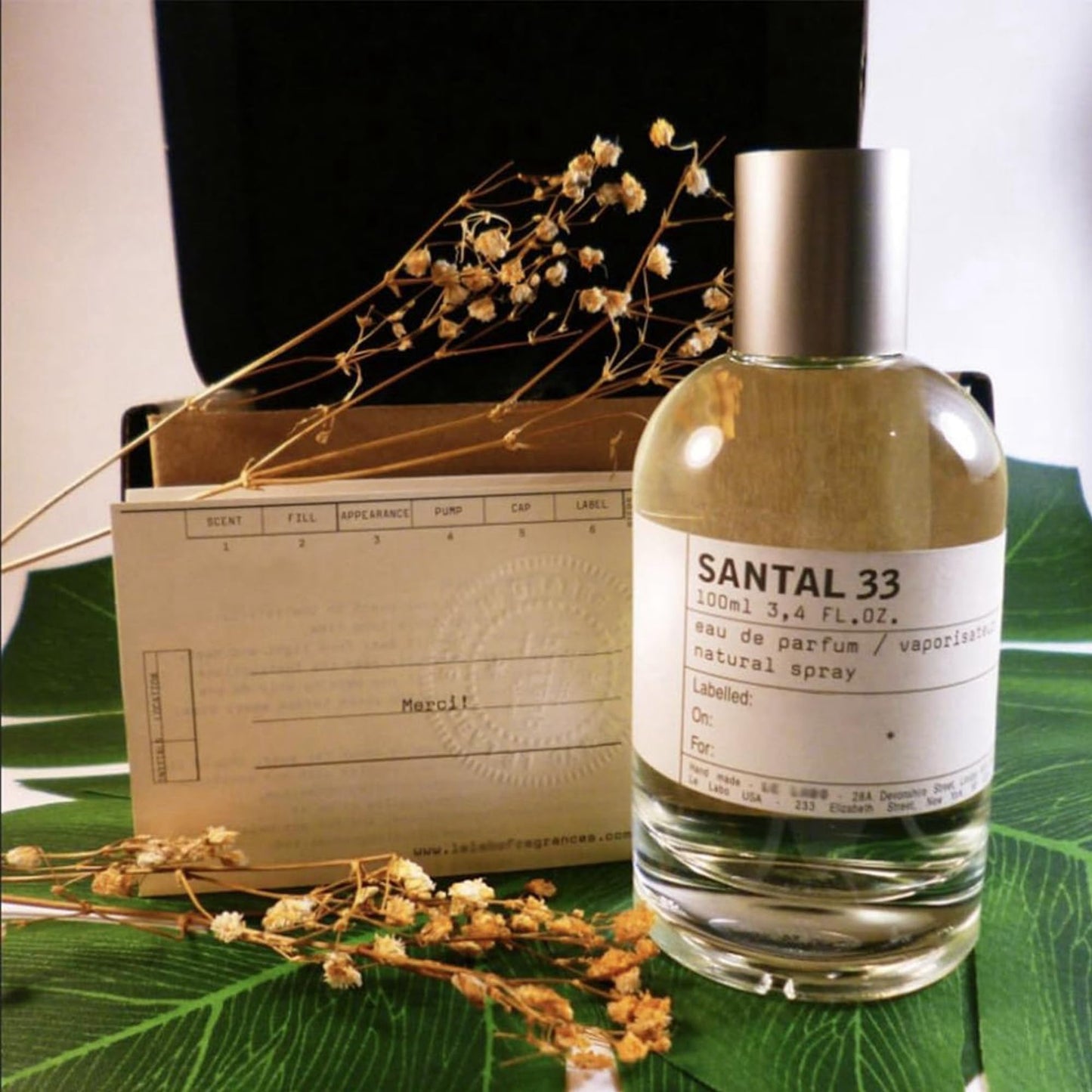 HIMVITA No.33 SANTAL Parfum Spray – 3.4 Fl oz Unisex Fragrance Inspired by Iconic New York Scent – Cult Favorite, Long-Lasting, Sophisticated, Perfect for Any Occasion