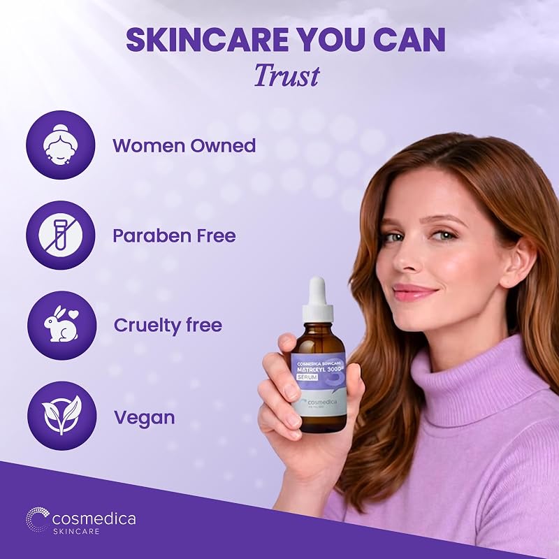 Peptide Serum with Matrixyl 3000 & Hyaluronic Acid – 2oz, Anti-Aging Facial Serum