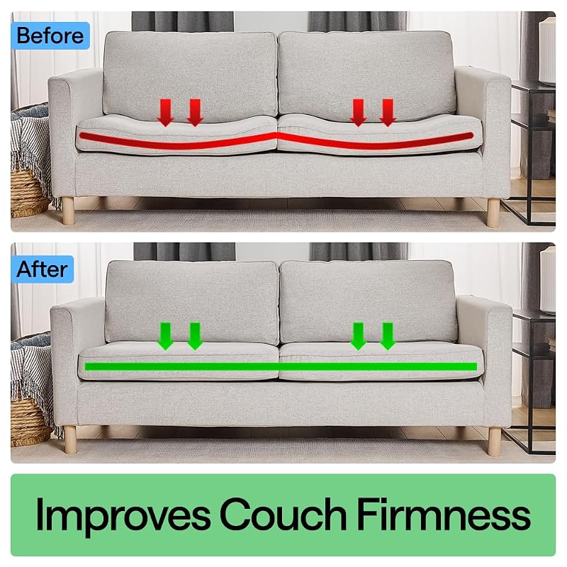 Gorilla Grip 24x96 in Grey Couch Cushion Support Board for Sagging Sofas - Ultra Durable 0.43 in Thick