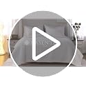Oversized Queen Quilt Set 102x106 inches with Pillow Shams - Cream White, Soft Washed Nordic Design