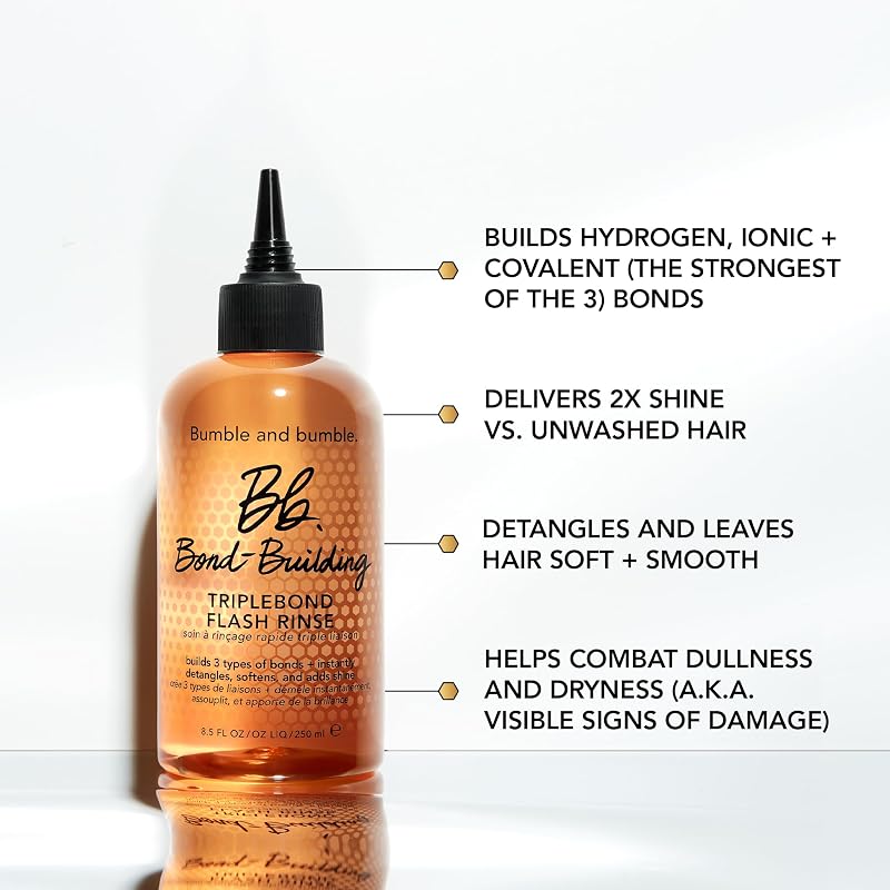 Bond-Building TripleBond Flash Rinse for Damaged Hair, 8.5 Fl Oz - Shine & Strengthening