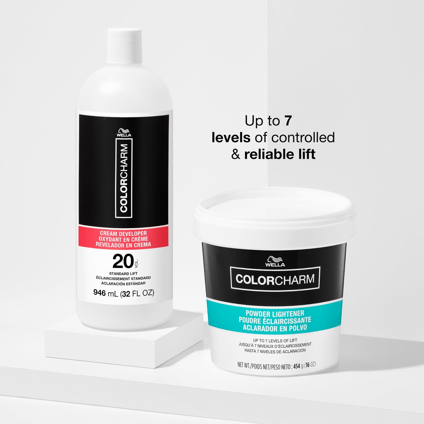 COLORCHARM Cream Hair Color Developer | 10 Volume | For Optimal Gray Blending and Rich Multi-Dimensional End Results | 7.8oz