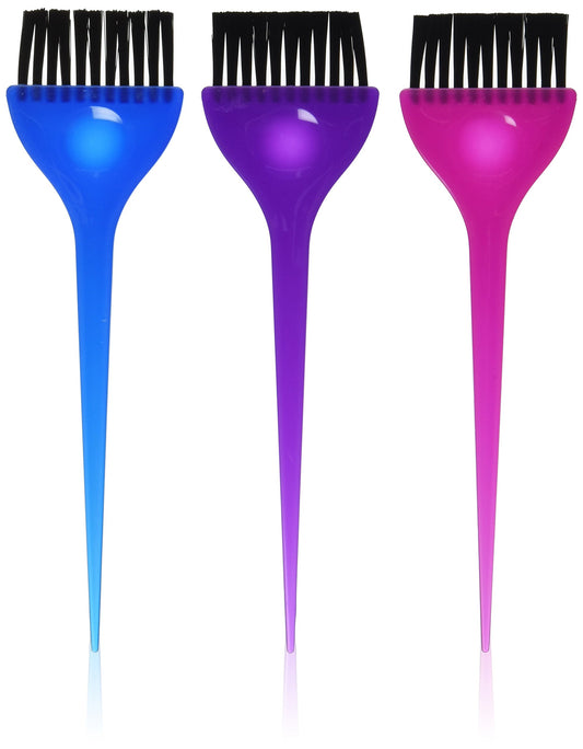 Soft 'N Style 3 Piece Translucent Dye Brush Set