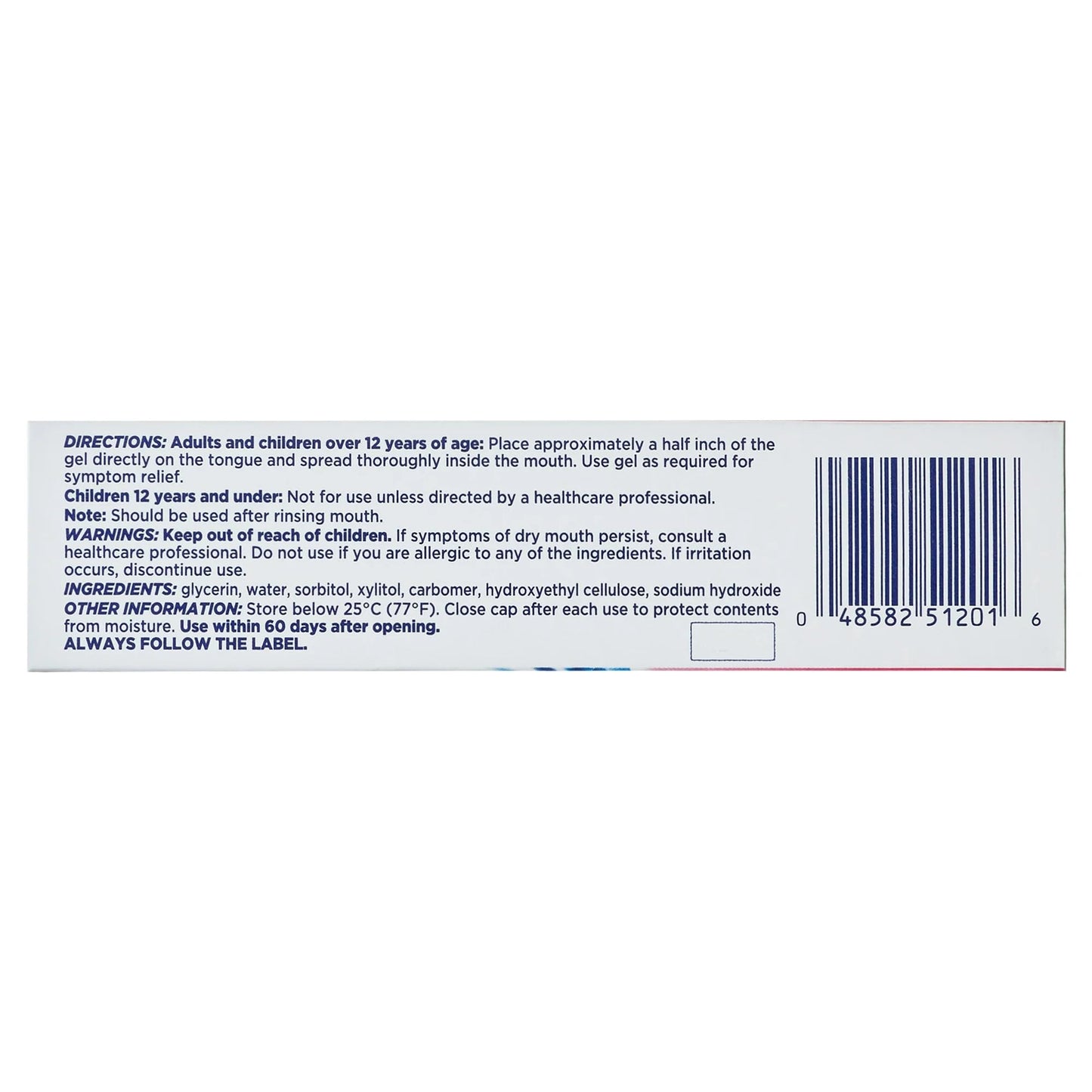 biotene Oralbalance Dry Mouth Moisturizer Gel 1.50 oz (Pack of 6)