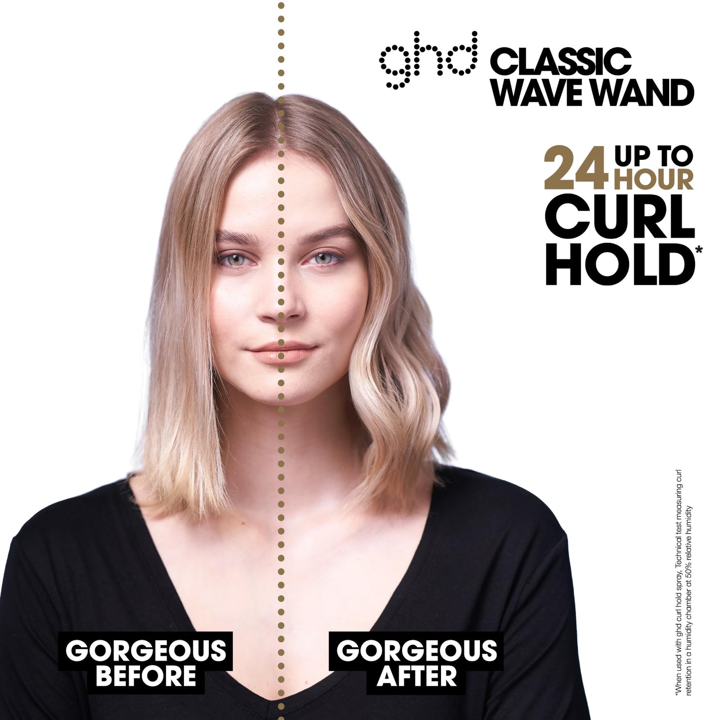ghd Curve Soft Curl Iron - 1.25” Ceramic Curling Iron for Long-Lasting Volume, Soft Curls and Waves - 365ºF Safe Heat Technology with Fast Heat-Up, Cool Tip and Auto Sleep Mode - Black
