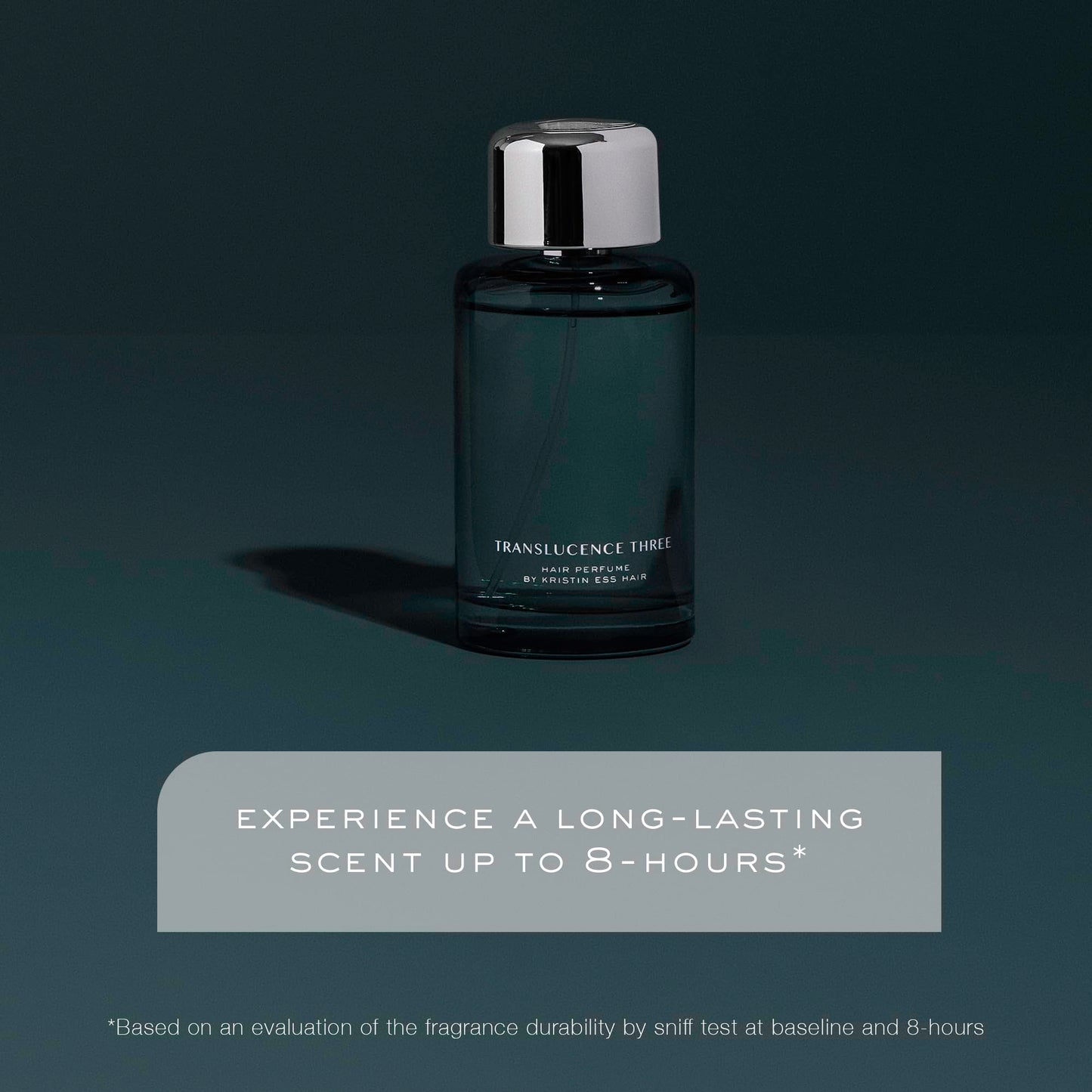 Kristin Ess Hair Perfume Translucence Three - Tropical Scented Hair Mist - Coconut, Lily and Palo Santo, Instantly Refreshes, Deodorizes Hair and Enhances Shine, 2.5 fl. oz - Travel Size