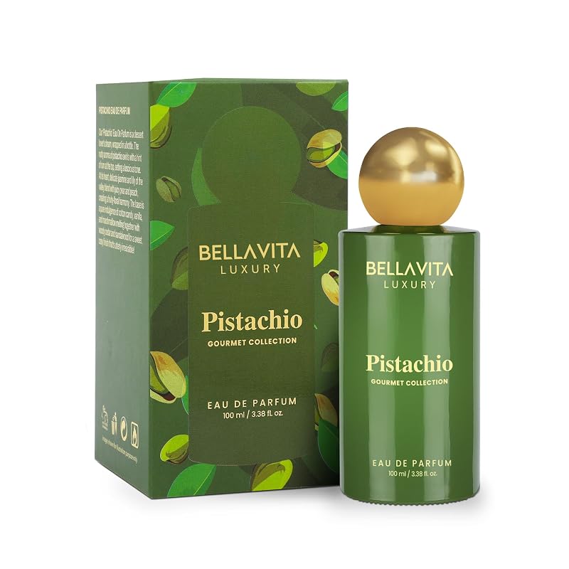 Pistachio Eau De Parfum - Unisex 100 ml | Gourmet Collection, Jasmine, Cotton Candy