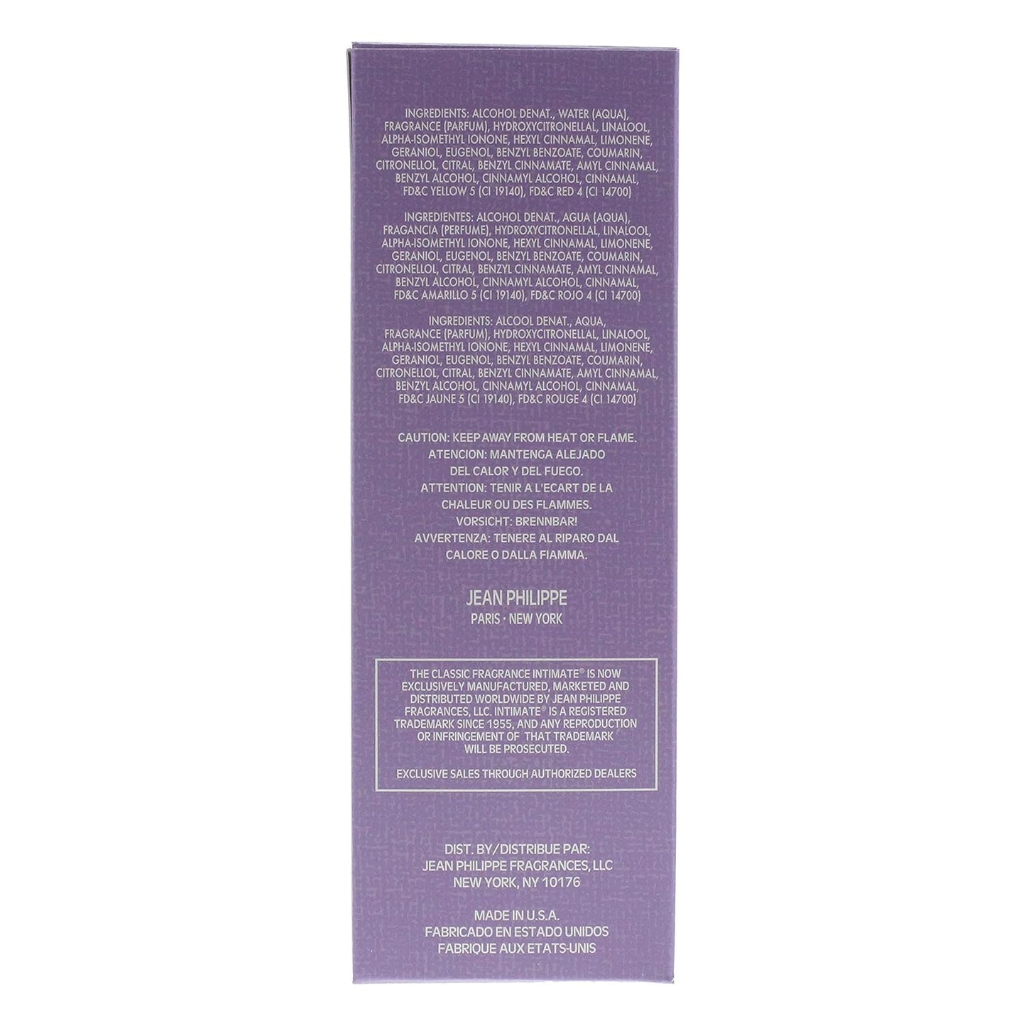 Jean Philippe Unisex Intimate Eau De Toilette Spray 108ml/3.6oz