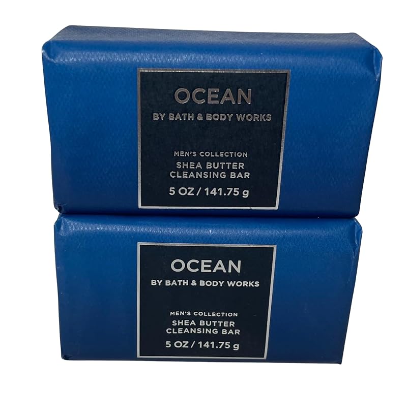 Ocean Shea Butter Cleansing Bar Soap - 4.2 oz, Pack of 2