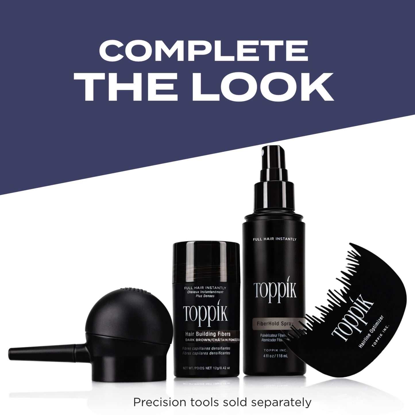 Toppik Hair Building Fibers, Medium Brown, 12g Fill In Fine or Thinning Hair, Instantly Thicker, Fuller Looking, 9 Shades for Men & Women, Keratin Protein Formula