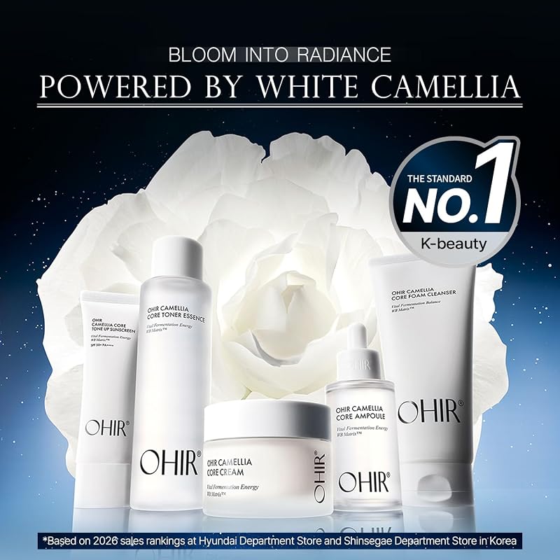 White Camellia Glutathione Foam Cleanser 200ml – Gentle Eczema-Safe Facial Cleanser