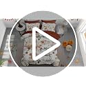 Pamnest King Fall Comforter Set with Sheets - 7 Piece Gnome Bedroom Bedding