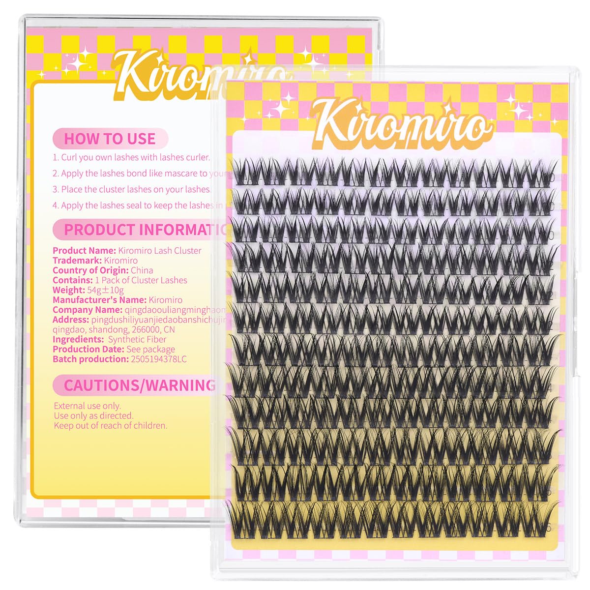 Wispy Lash Clusters Natural 10-16mm Cluster Eyelash Extensions DIY Individual Lashes Extensions Double Clusters Lash Soft Lightweight Eyelash Cluster